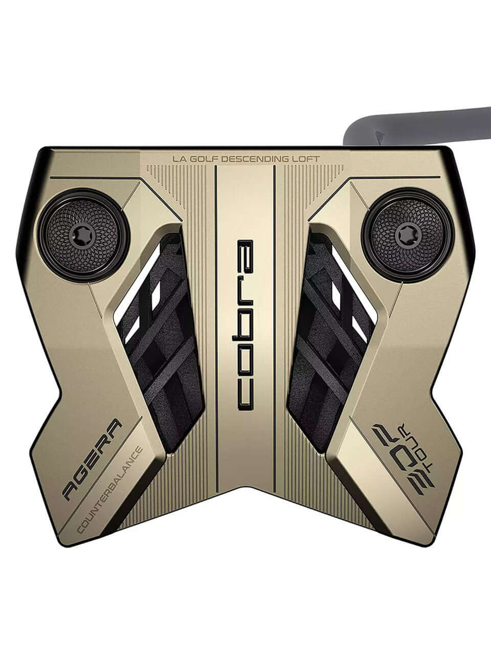 3DP TOUR Putter - AGERA COUNTERBALANCE showing the oversized mallet design with 3D Printed Nylon lattice for stability.