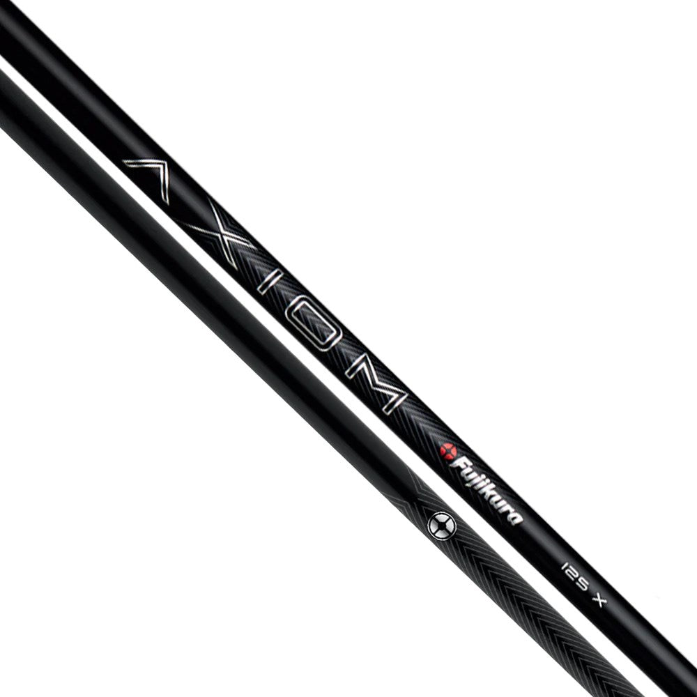 FUJIKURA AXIOM 125 iron shafts in black featuring advanced VeloCore Technology for improved golf performance.
