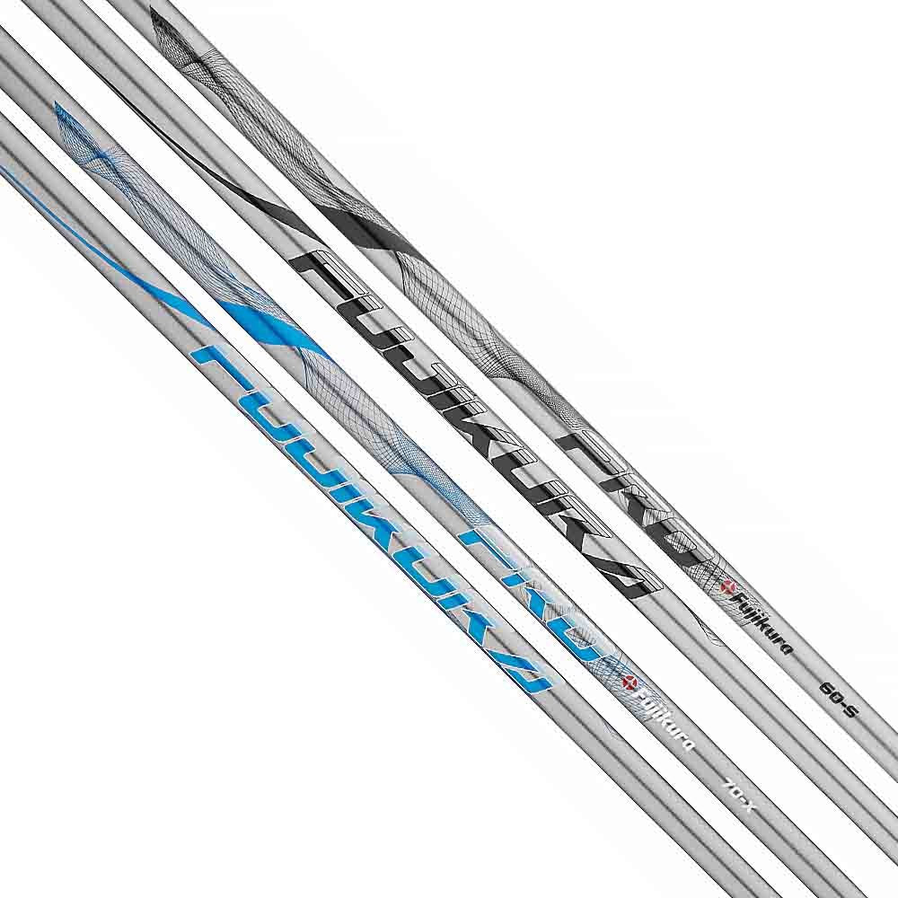 Fujikura 2024 Pro Driver Shafts with custom bend profiles, free adapter and grip included.
