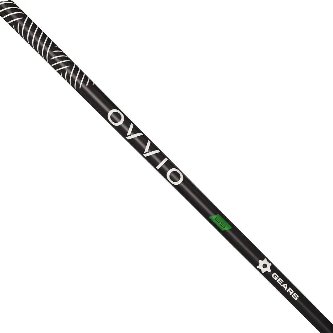 OVVIO Green Seamless Wood Shaft by GEARS, designed for optimal performance and fit with advanced filament winding.