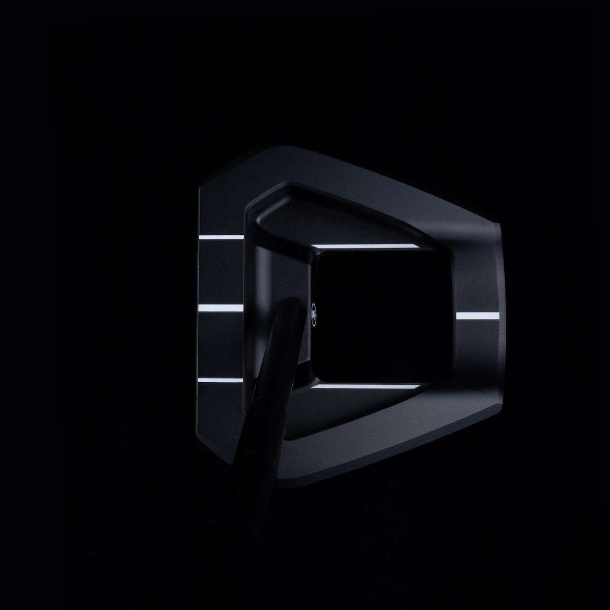 L.A.B. Golf VZN.1i Standard Putter showcasing its 6-sided head shape for accurate aim.