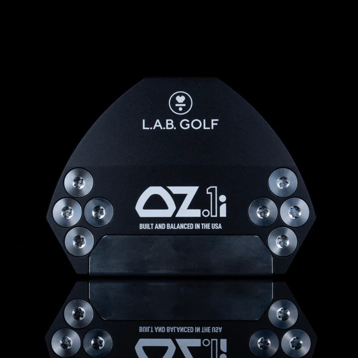 L.A.B. Golf OZ.1i Putter showcasing its sleek black design and precision weight distribution.