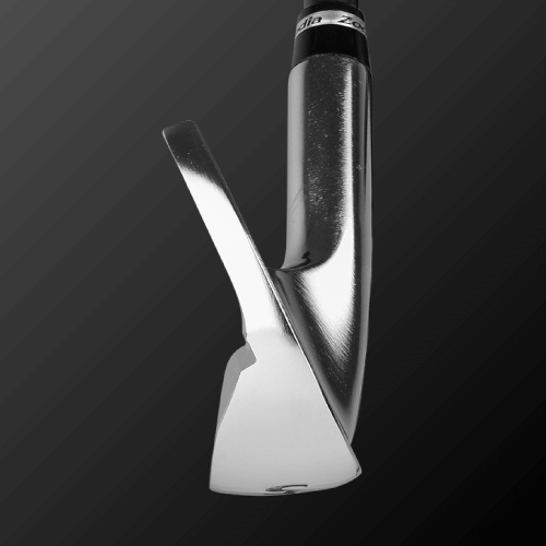 Zodia SV-C101 Iron Set showing the innovative undercut cavity design for enhanced feel and performance for average golfers.