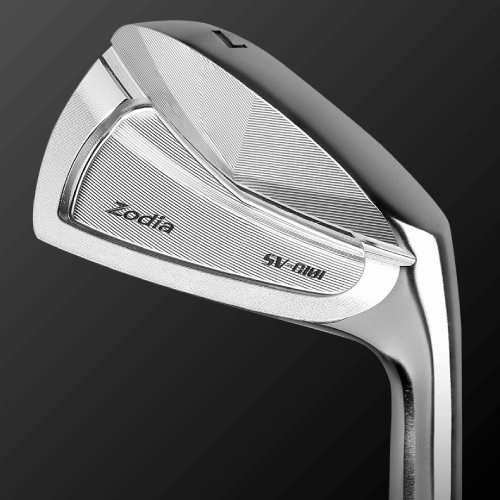 Zodia SV-C101 Iron Set showcasing its undercut cavity and sleek design, ideal for average golfers seeking improved feel.