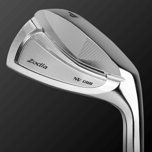 Zodia SV-C101 iron club showcasing its sleek design and advanced undercut cavity structure for optimal performance.