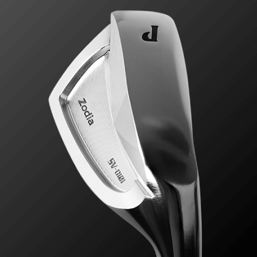 Zodia SV-C101 Iron Set club close-up, featuring polished finish and undercut cavity design for optimal feel and performance.