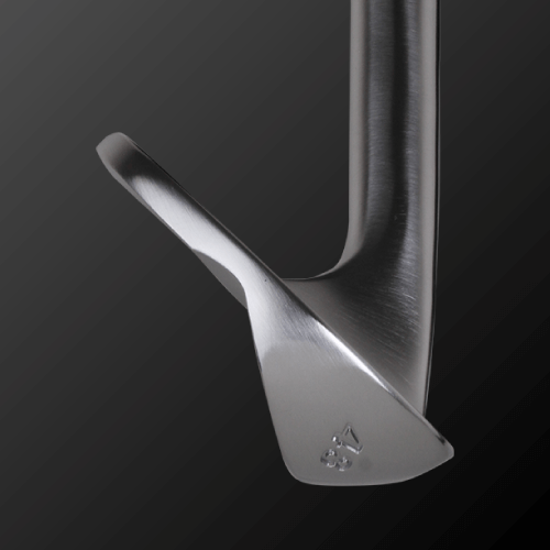 Zodia SV-W101 wedge showing CNC machined face and C sole design for enhanced performance and smooth satin finish.
