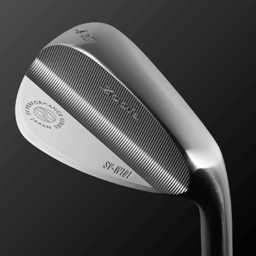 Zodia SV-W101 wedge with CNC machined face for high spin performance and C sole design, smooth satin finish.