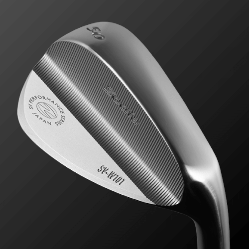 Zodia SV-W101 wedge showcasing CNC machined face and C sole design for high spin performance.