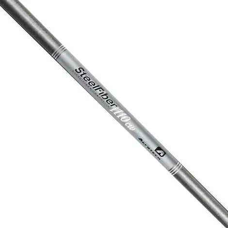 Aerotech SteelFiber 110CW graphite iron shaft showcasing unique SteelFiber technology for enhanced stability and power.