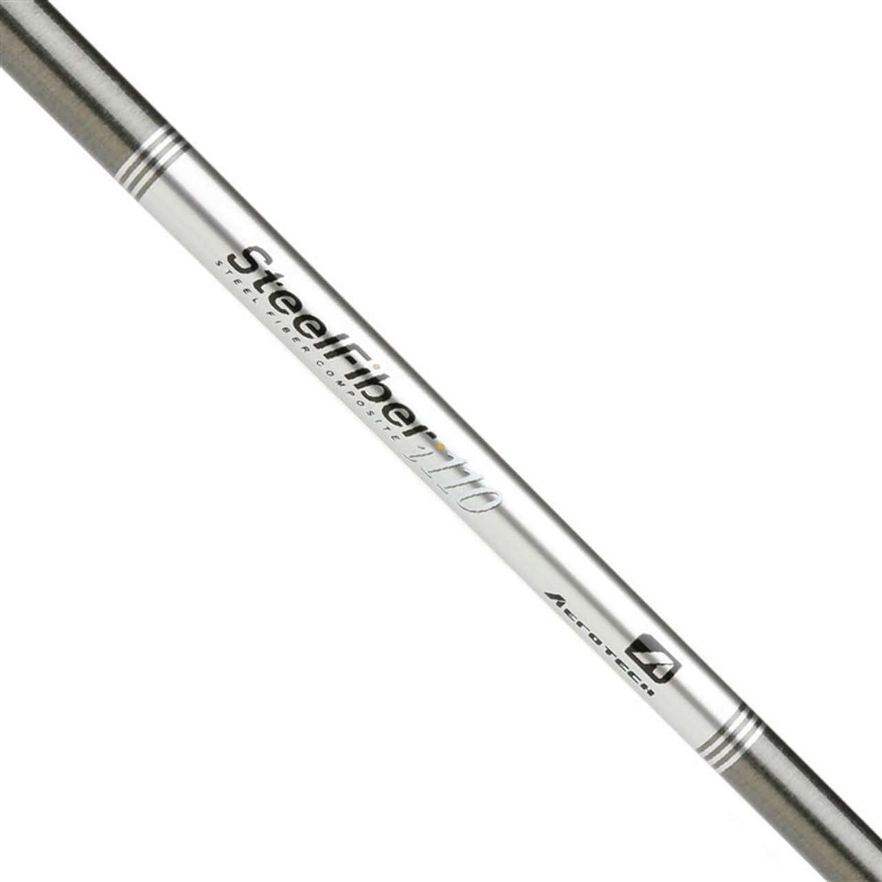 Aerotech SteelFiber Graphite Iron Shaft .370 showcasing unique technology for stability and performance in golf.