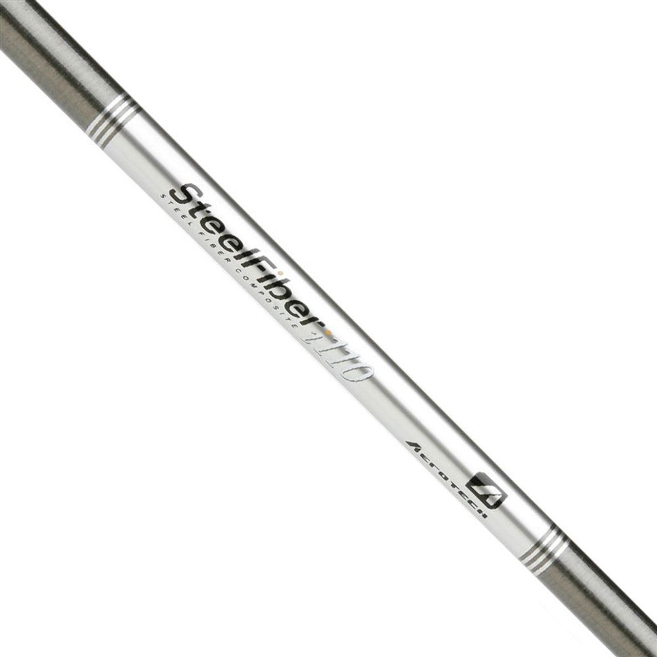 Aerotech SteelFiber Graphite Iron Shaft .370 showcasing unique technology for stability and performance in golf.