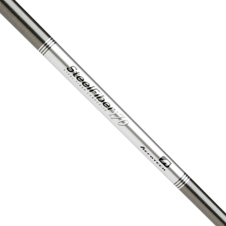 Aerotech SteelFiber Graphite Iron Shaft .370, combining graphite power with steel stability for superior performance.