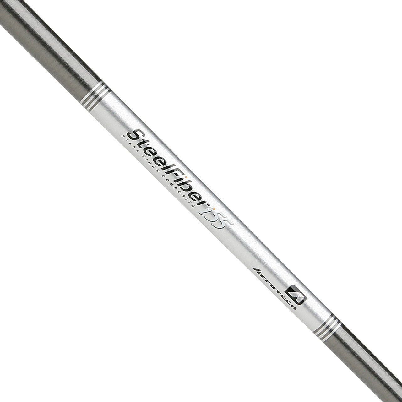 Aerotech SteelFiber graphite iron shaft .370, known for its unique SteelFiber technology and professional tour wins.