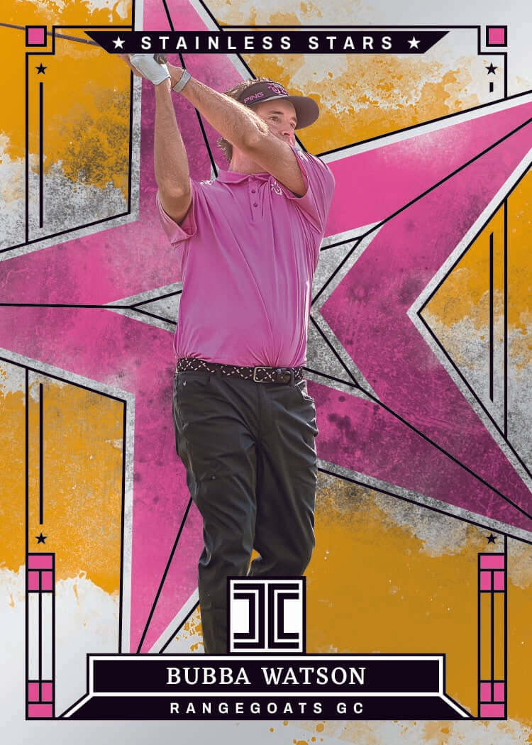 2025 Panini Impeccable LIV Golf Hobby Box (Pre Order) Bubba Watson Stainless Stars card image