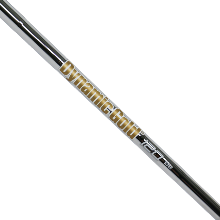 True Temper Dynamic Gold 120 Iron Shaft .355 showcasing lightweight steel design for improved accuracy.