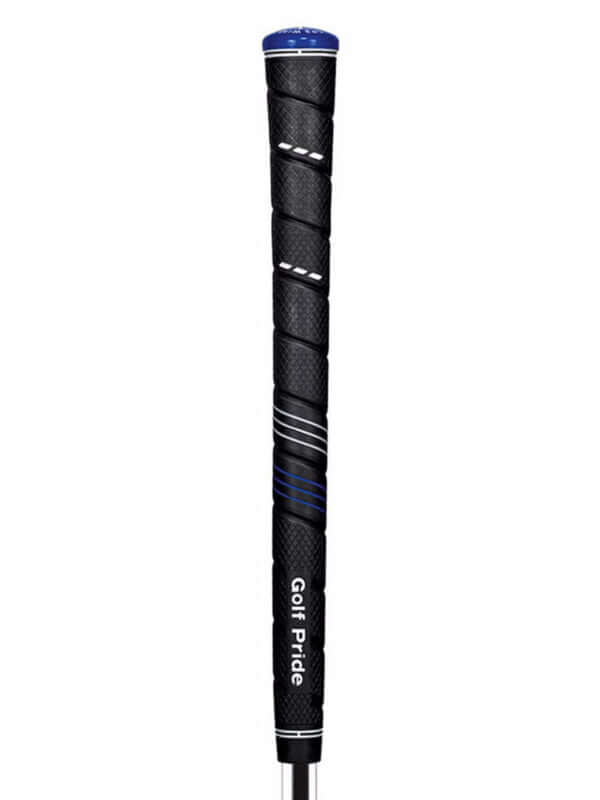 Golf Pride CP2 Wrap golf grip showcasing its textured surface and innovative Control Core technology for improved performance.