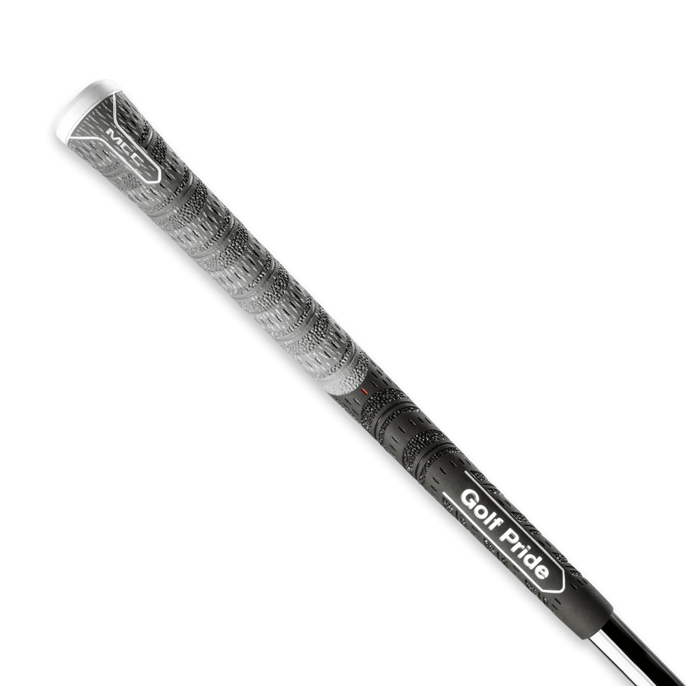 Golf Pride MCC ALIGN MAX hybrid golf grip showcasing raised ridge technology for performance and control.