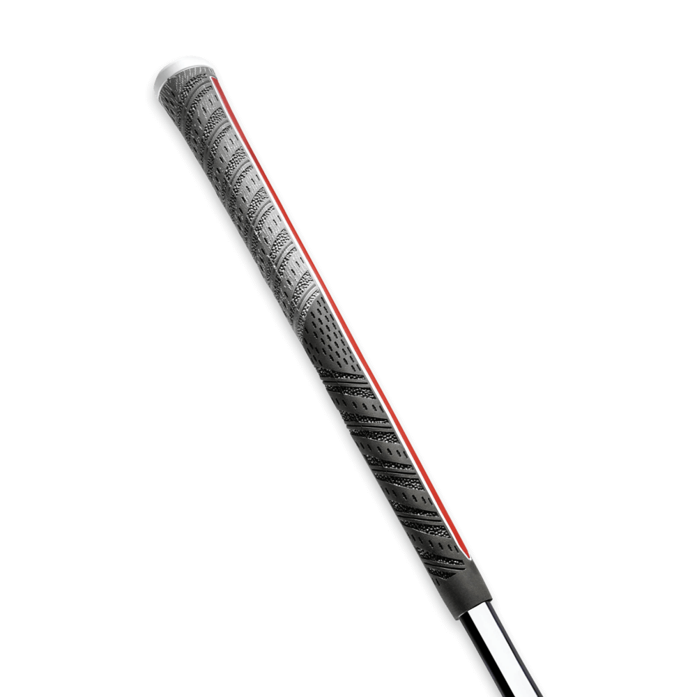 Golf Pride MCC ALIGN MAX grip showcasing raised ridge technology for enhanced performance and comfort in all conditions.
