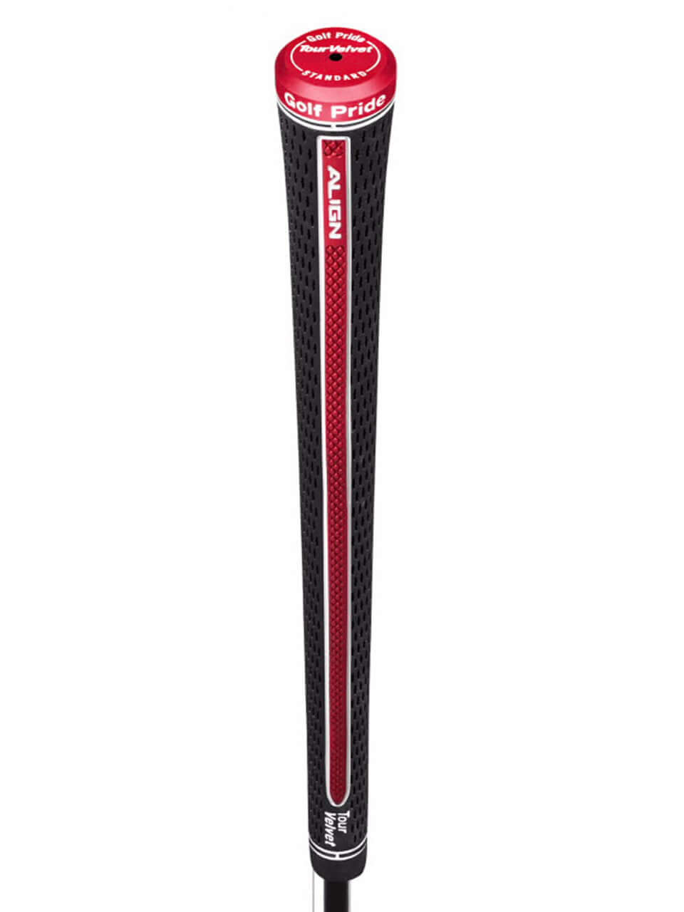 Golf Pride Tour Velvet ALIGN grip with raised ridge for improved hand alignment and consistent clubface awareness.