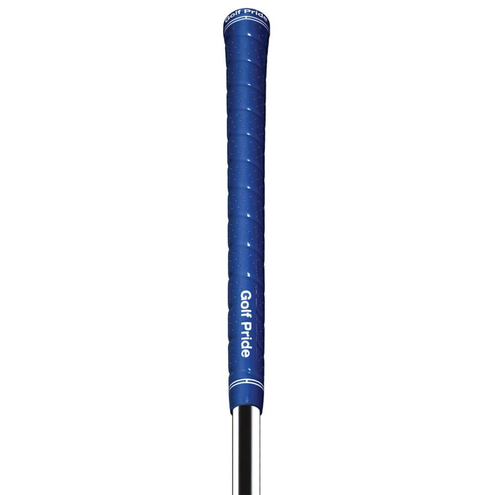 Golf Pride Tour Wrap 2G blue golf grip with enhanced tackiness and soft feel for better performance.