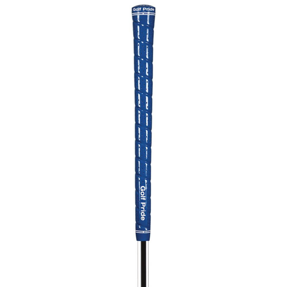 Golf Pride Tour Wrap 2G blue golf club grip with enhanced tackiness and soft feel for superior performance.