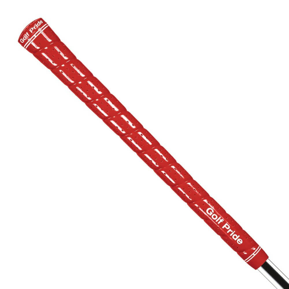 Golf Pride Tour Wrap 2G red grip, enhanced tackiness and soft feel for premium performance.
