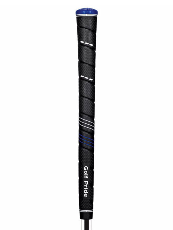 Golf Pride CP2 Wrap golf grip showcasing its textured surface and innovative Control Core technology for improved performance.