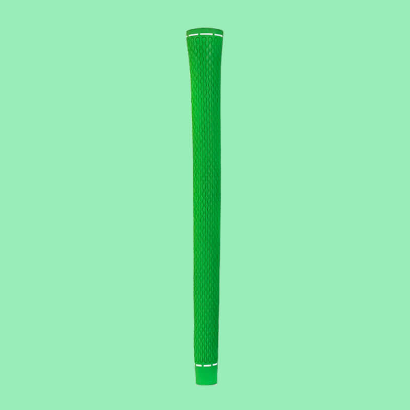 J.C Studio green rubber golf grip with water ripple design for comfort and anti-slip performance.