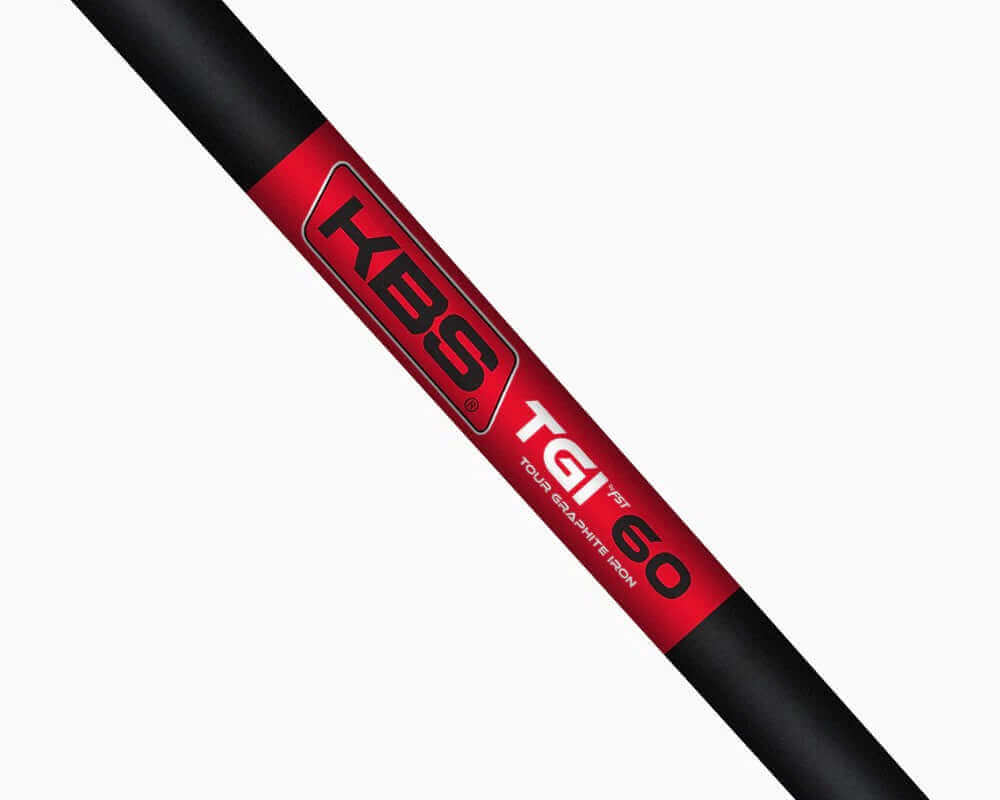 KBS TGI Tour Graphite Iron Shaft .370 Parallel featuring optimized weight and stiffness for steel-like performance.
