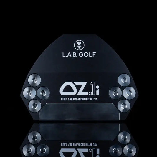 L.A.B. Golf OZ.1i Putter showcasing its sleek black design and precision weight distribution.