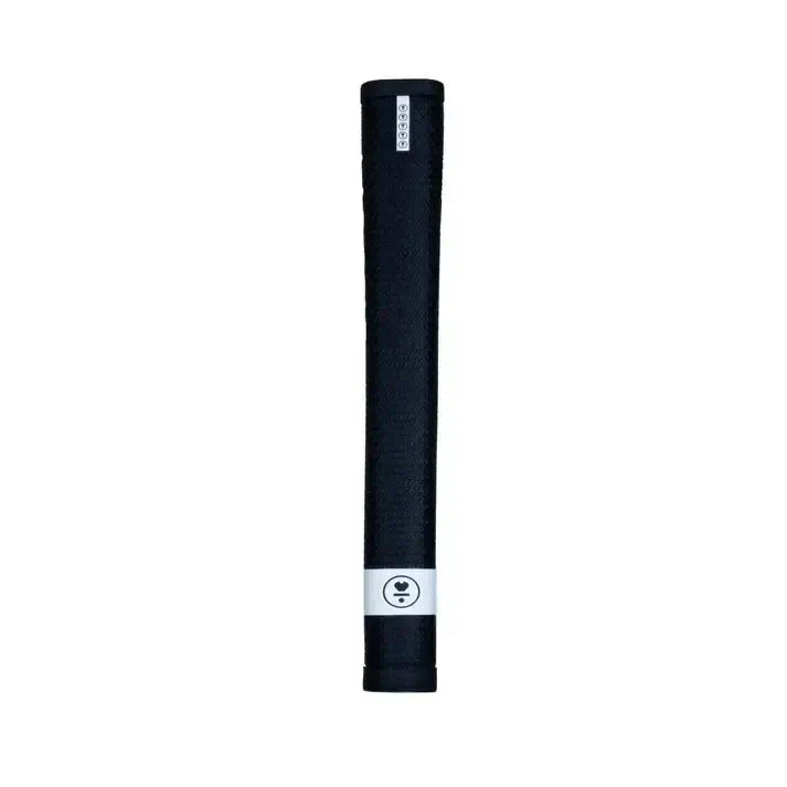 Black Press Pistol grip for golf putters, designed for comfort and control, enhancing performance on the course.