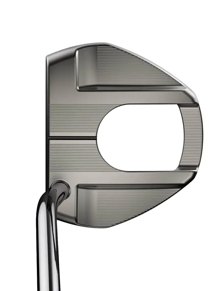 MIM Putter - Camino showcasing its compact hollow mallet design and modern visual alignment cue.