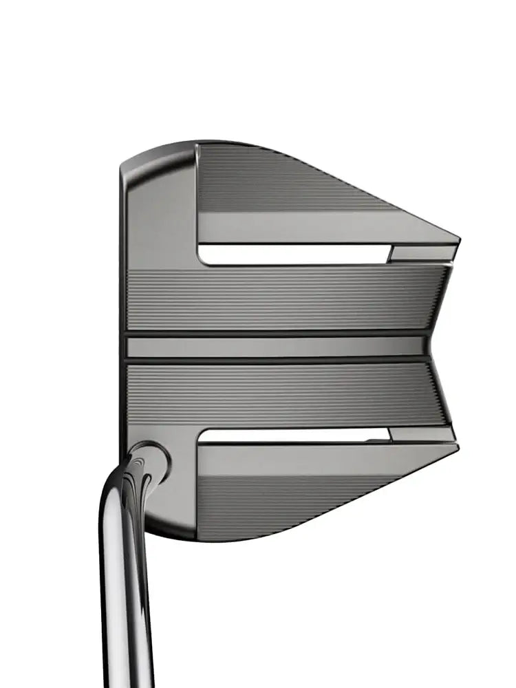 MIM Putter - Stingray close-up image showcasing the unique design and features of the rounded mallet putter.