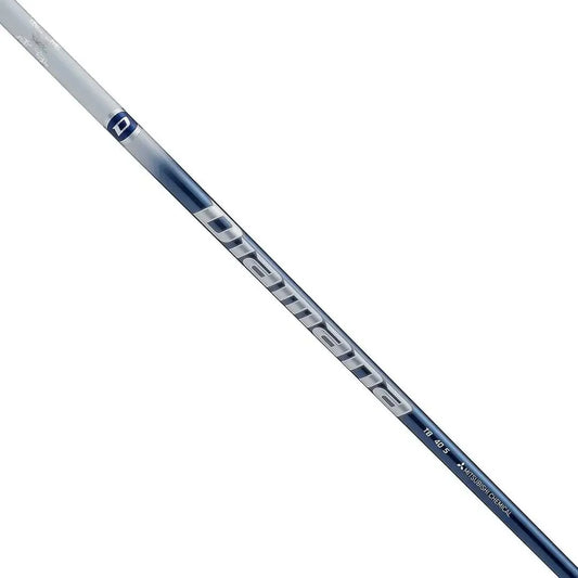 Mitsubishi Diamana TB Wood Shaft, assembled with free adapter and grip for optimal golf performance.