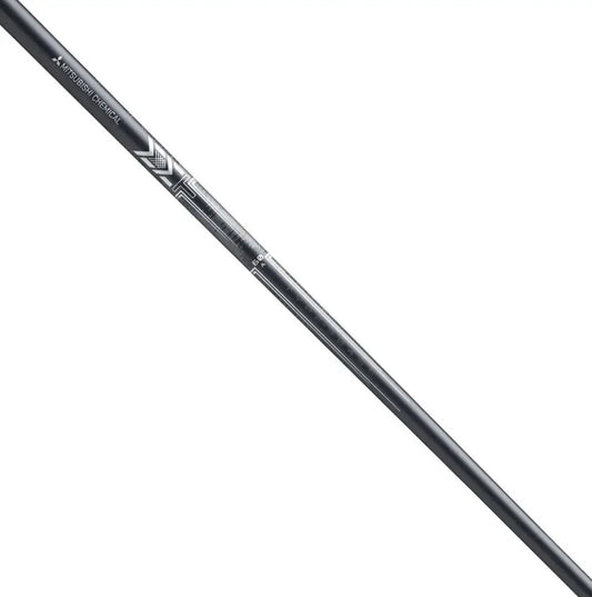 Mitsubishi MMT Taper Iron Shaft .355 with glossy finish and Metal Mesh for enhanced stability in golf.