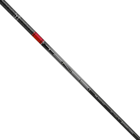 Mitsubishi TENSEI 1K Pro Red wood shaft with a stylish design and mid-spinning profile for high launching performance.