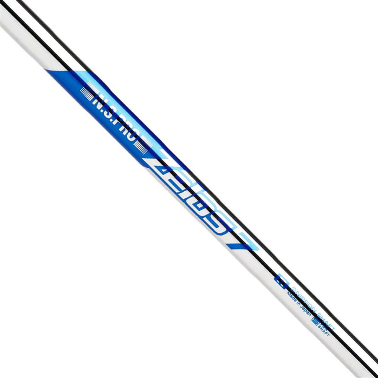 Nippon N.S. PRO ZELOS 7 iron shaft showcasing lightweight design and innovative steel technology.