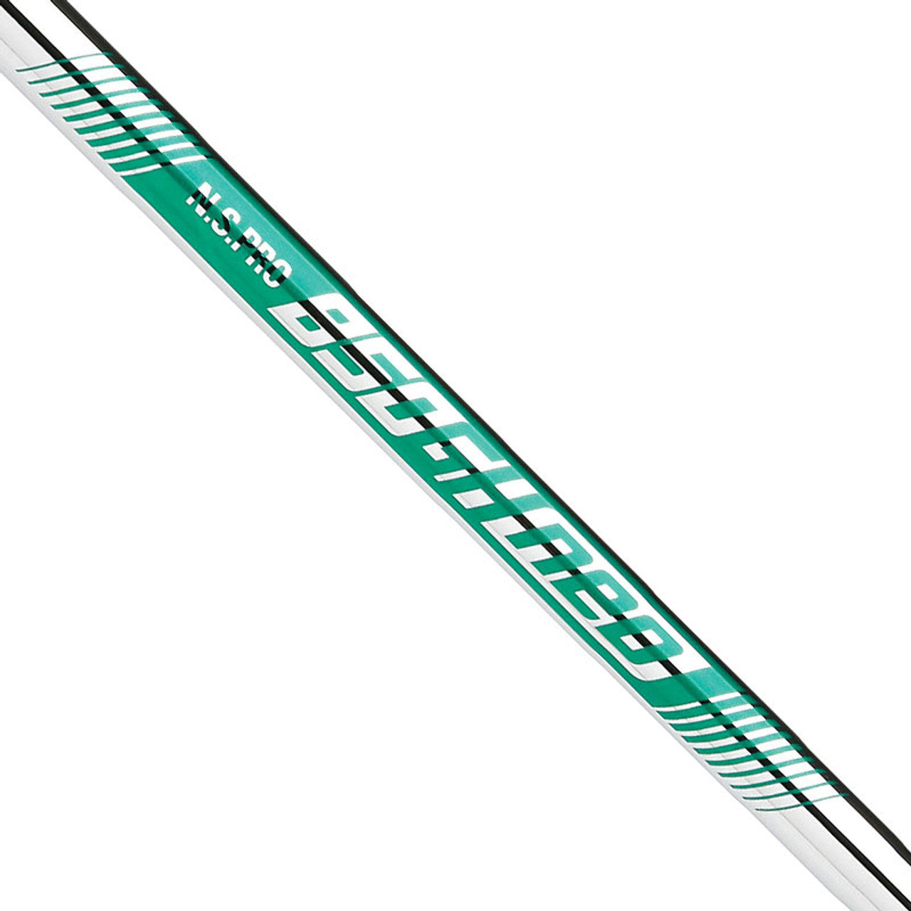 Nippon N.S. PRO 850GH NEO Iron Shaft in green and silver, designed for enhanced performance in golf.