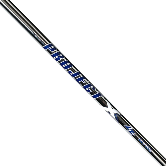 Project X Steel LZ Iron Shaft .355 with chrome finish, designed for maximum performance and smooth feel.