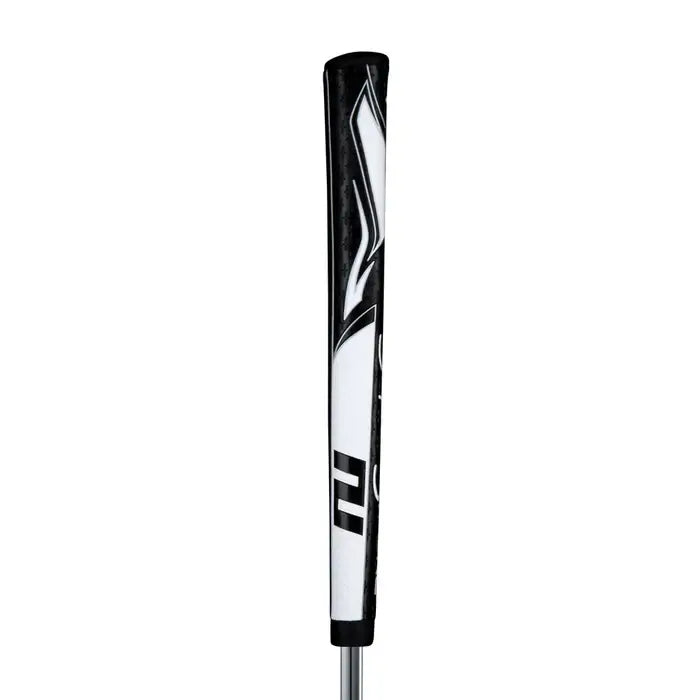 Close-up of SuperStroke Zenergy 1.0PT putter grip showcasing its classic pistol-style design.