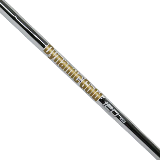 True Temper Dynamic Gold 120 Iron Shaft .355 showcasing lightweight steel design for improved accuracy.