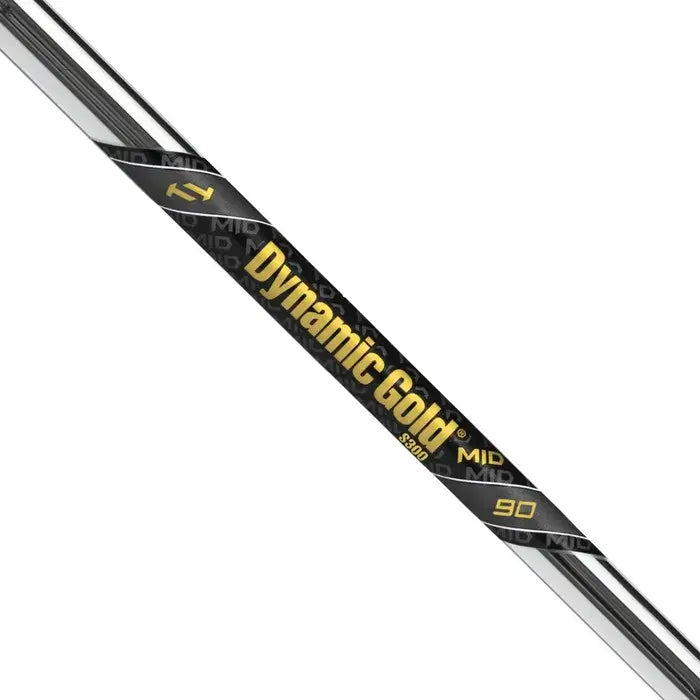Ture Temper Dynamic Gold Mid 90 Iron Shaft .370 featuring unique geometry for enhanced launch and spin.