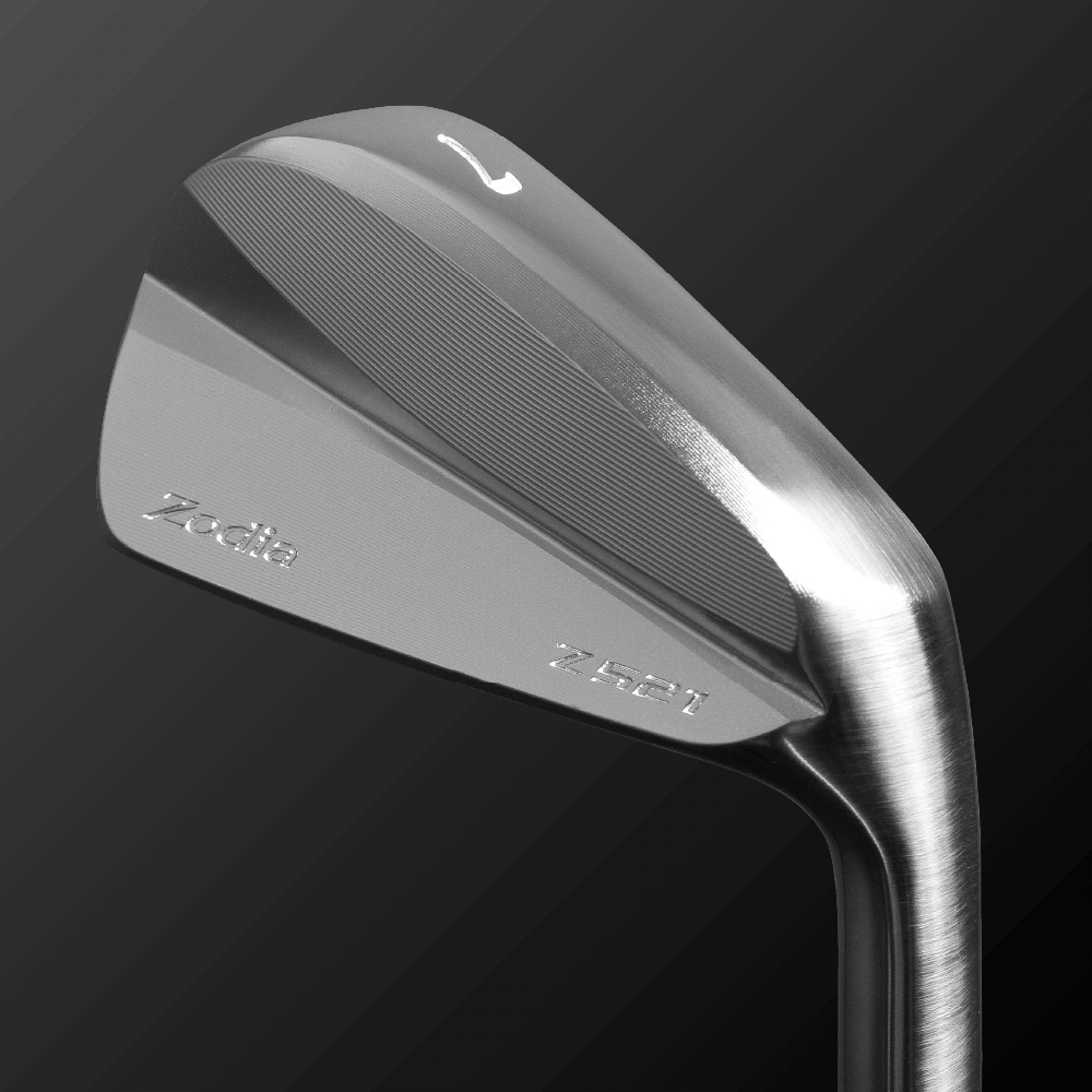 Zodia Z521 iron set with steel shaft, designed for forgiveness and maneuverability with a resilient SCM4140 face.