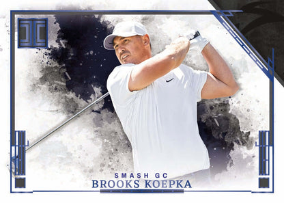 2025 Panini Impeccable LIV Golf Hobby Box (Pre Order) featuring Brooks Koepka in action, Smash GC.
