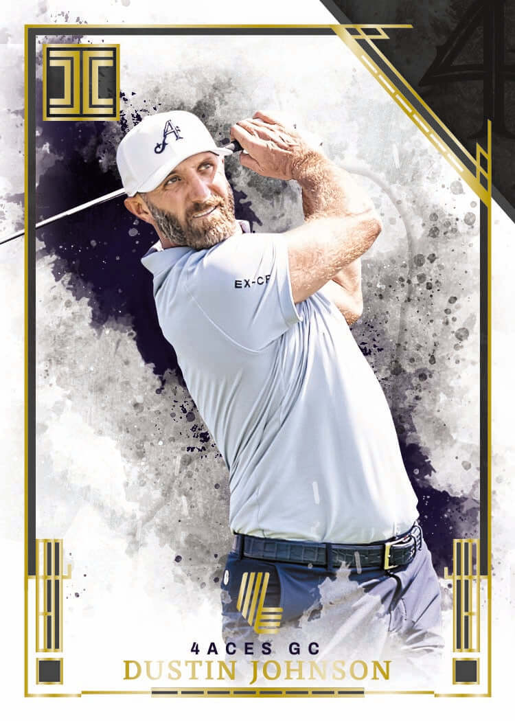 2025 Panini Impeccable LIV Golf Hobby Box (Pre Order) featuring Dustin Johnson from 4 Aces GC.