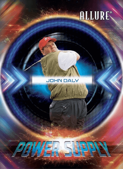 2026 Upper Deck Allure Golf Hobby Box (Pre Order) featuring John Daly in a dynamic Power Supply design.