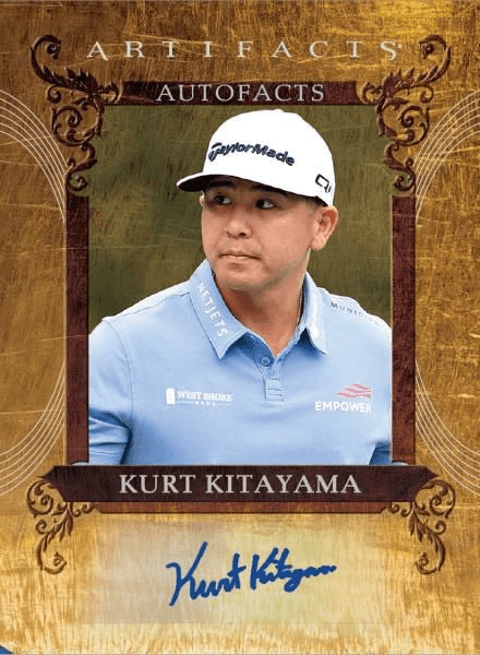 2026 Upper Deck Artifacts Golf Hobby Box (Pre Order) - Kurt Kitayama Autographics Card with Signature