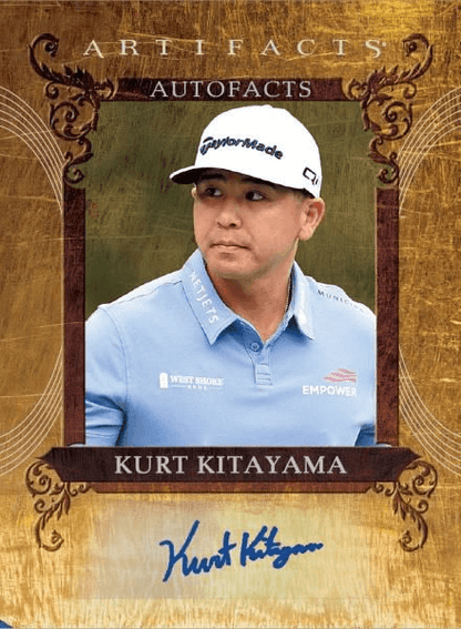 2026 Upper Deck Artifacts Golf Hobby Box (Pre Order) - Kurt Kitayama Autographics Card with Signature