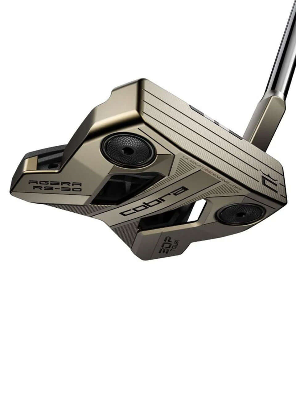3DP TOUR Putter - AGERA RS 30 putter head showing slant neck design and advanced engineering.